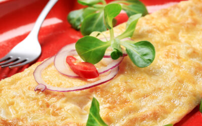 Veggie-Packed Healthy Omelet (Vegetarian, High-Protein, Low-Carb)