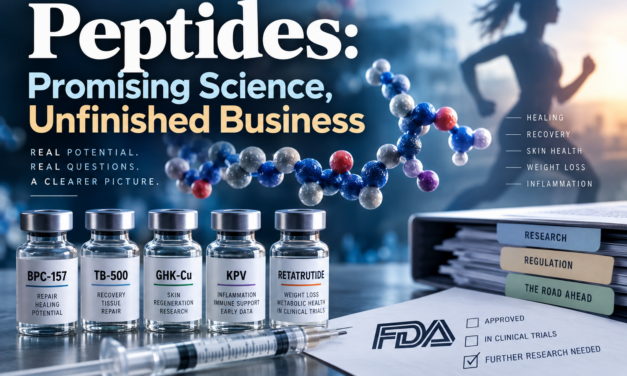 Peptides: Promising Science, Unfinished Business