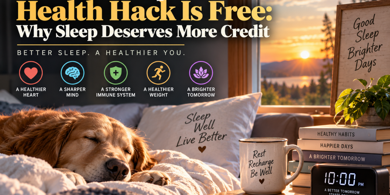 The Most Important Health Hack Is Free: Why Sleep Deserves More Credit