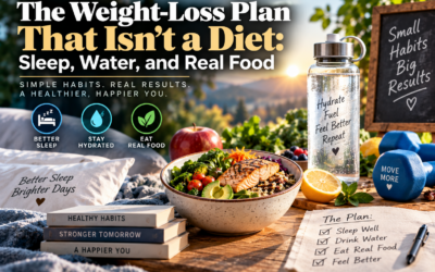 The Weight-Loss Plan That Isn’t a Diet: Sleep, Water, and Real Food